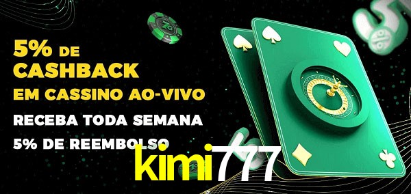 Promoções do cassino ao Vivo kimi777